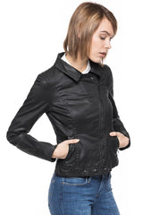 DAMSKA KURTKA SKÓRZANE TOM TAILOR COATED BIKER JACKET