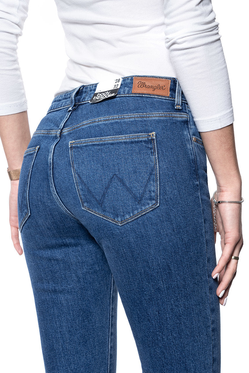 SPODNIE DAMSKIE WRANGLER SKINNY SUNDAY BLUES W28LJHTL8