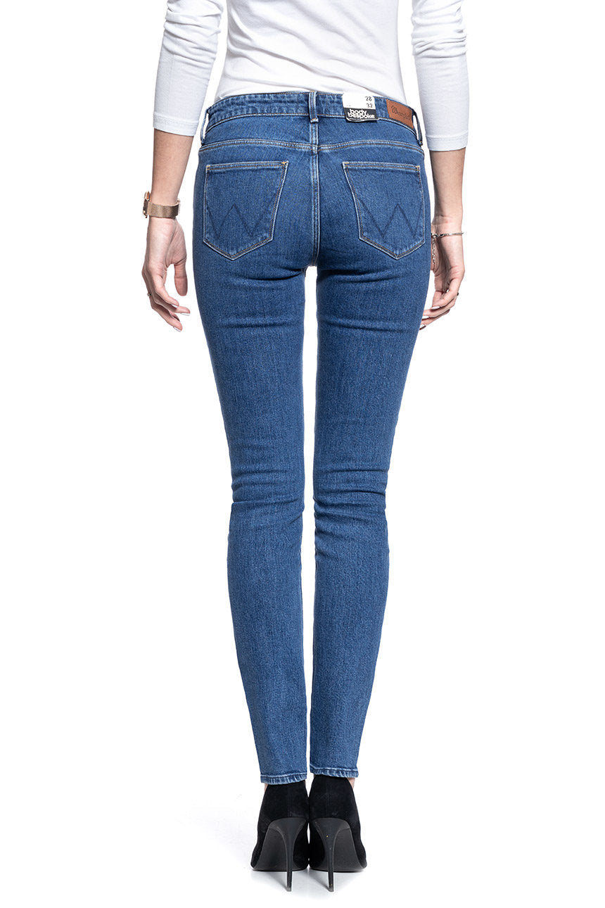 SPODNIE DAMSKIE WRANGLER SKINNY SUNDAY BLUES W28LJHTL8