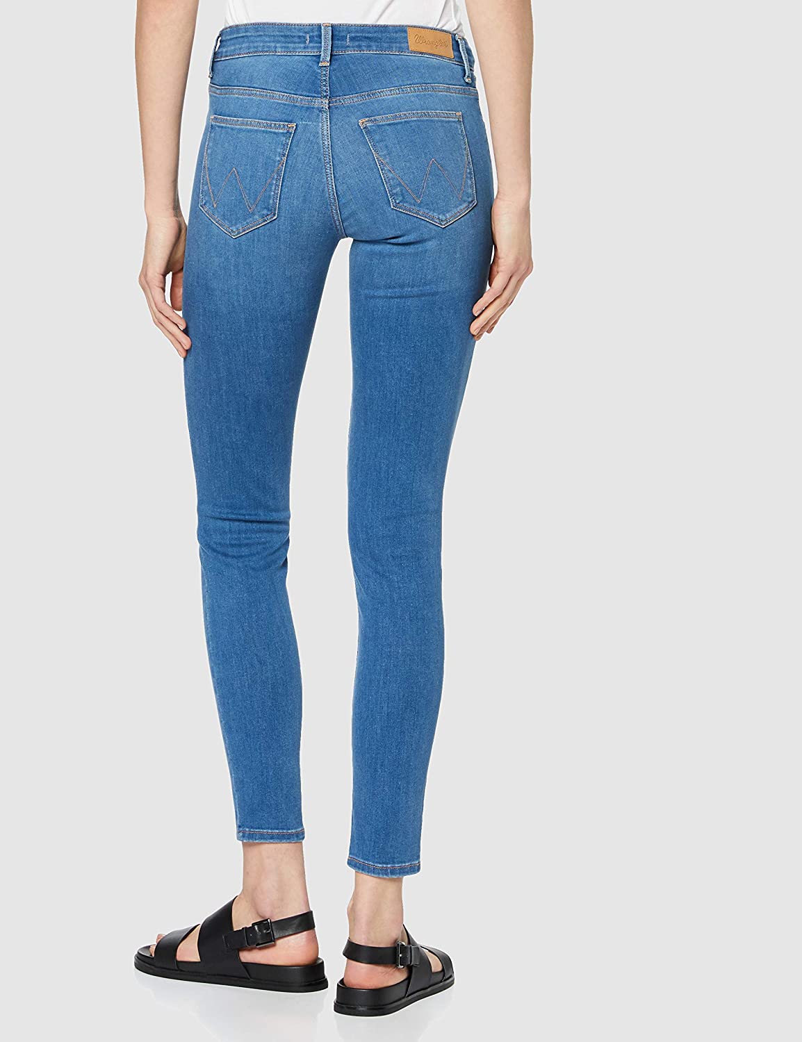 WRANGLER SKINNY BLUE POWDER W28KLA15L