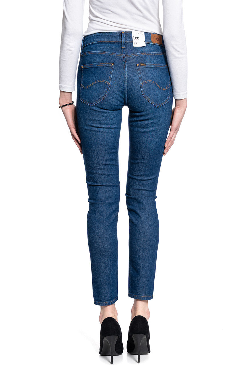 LEE ELLY DAMSKIE SPODNIE JEANSOWE DARK GARNER L305DJUV