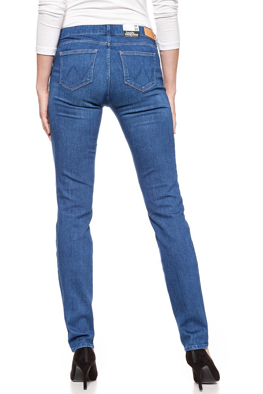 WRANGLER SLIM SPODNIE DAMSKIE BLUE MOUNTIAN W28LGR22P