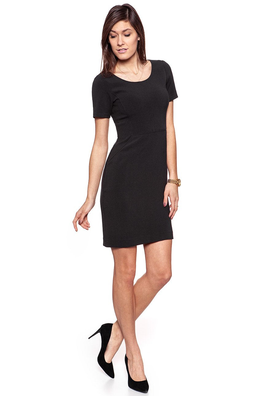 DAMSKA SUKIENKA TOM TAILOR MODERN UNI DRESS BLACK