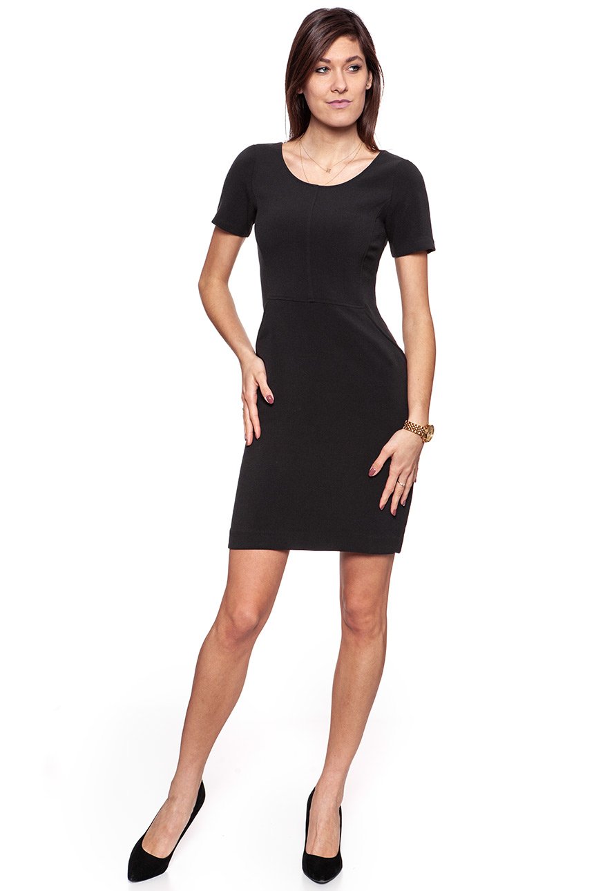 DAMSKA SUKIENKA TOM TAILOR MODERN UNI DRESS BLACK