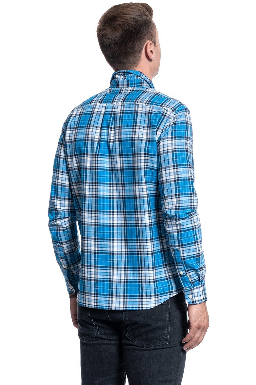 KOSZULA MĘSKA WRANGLER LS 1PKT BUTTON DOWN PARISIAN BLUE W5A3BMX96