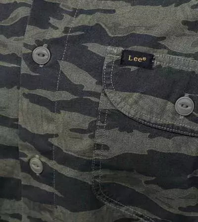 LEE WORKER SHIRT MĘSKA KOSZULA UTILITY GREEN L68HDYNG