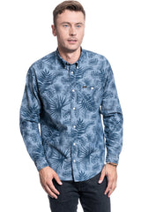 KOSZULA MĘSKA LEE RIVETED SHIRT WASHED BLUE L66IWALR