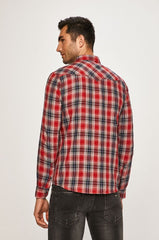 MĘSKA KOSZULA WRANGLER LS WESTERN SHIRT RED W5A02LX47