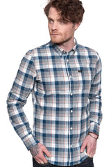 LEE BUTTON DOWN WASHED BLUE L880DMLR