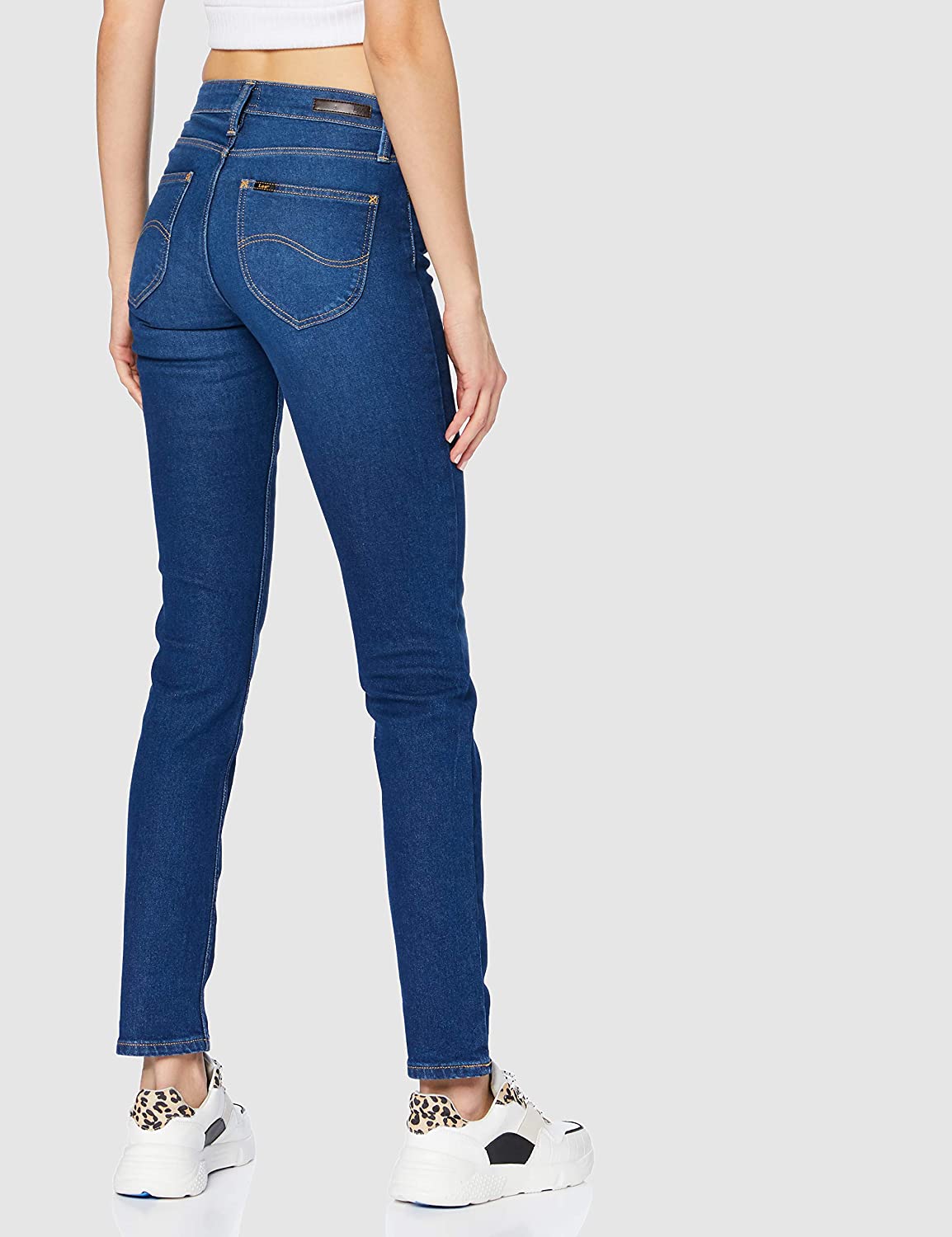 LEE ELLY DAMSKIE SPODNIE JEANSOWE MID STONE SITKA L305TLNI