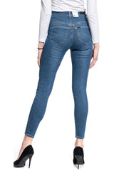 DAMSKIE SPODNIE JEANSOWE LEE SCARLETT ULTRA HIGH JACKSON WORN L30LMXAX