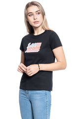 DAMSKI T-SHIRT LEE CREW NECK TEE BLACK L41LYG01