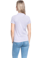 DAMSKI T-SHIRT LEE SLIM LOGO TEE LAVENDER DUSK L44CEPOA