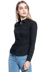 DAMSKA KOSZULA JEANSOWA LEE SLIM WESTERN SHIRT BLACK L45RGV01