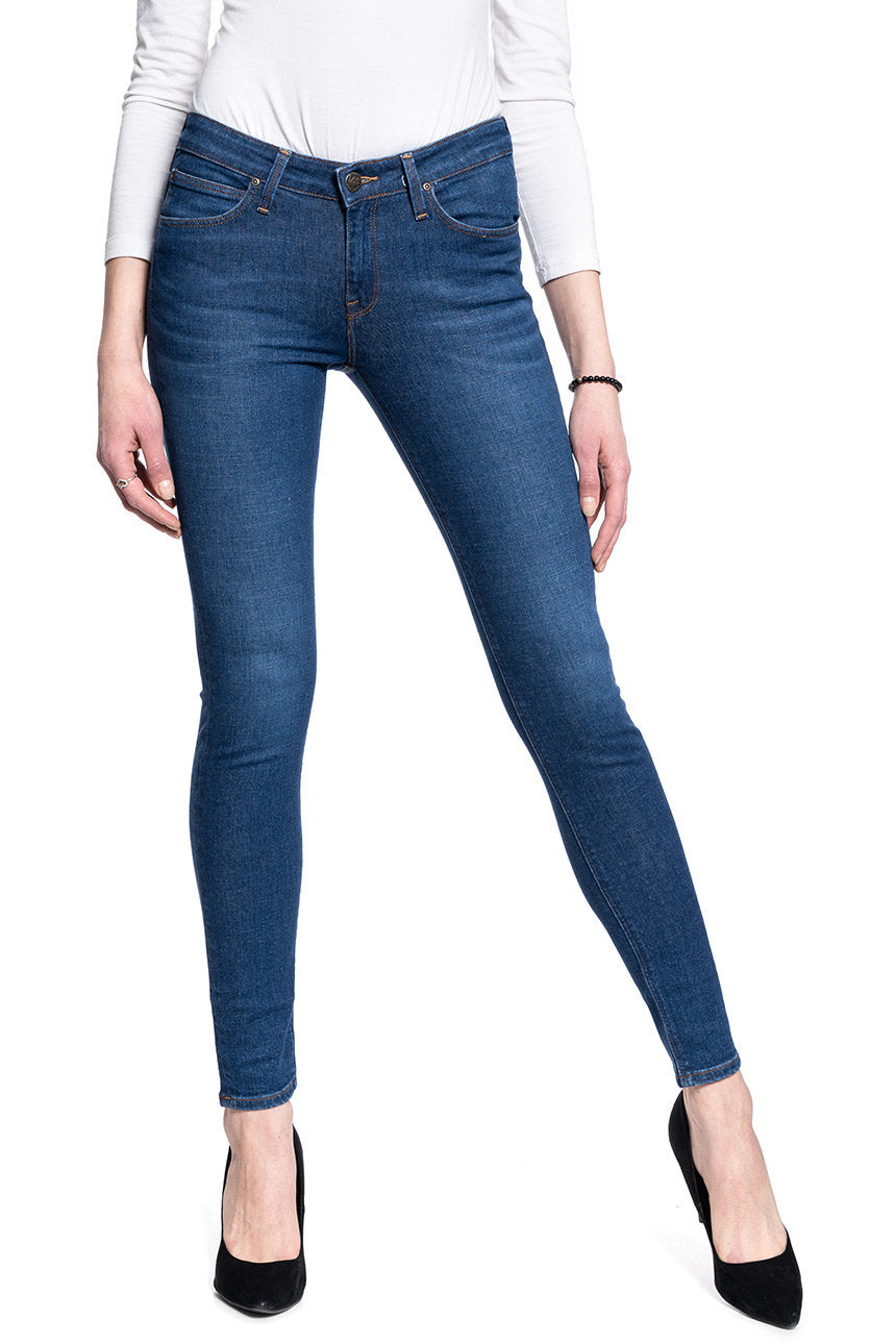 DAMSKIE SPODNIE JEANSOWE LEE SCARLETT DARK FAVOURITE L526RONR