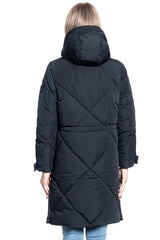 DAMSKA KURTKA ZIMOWA LEE ELONGATED PUFFER BLACK L56FMK01