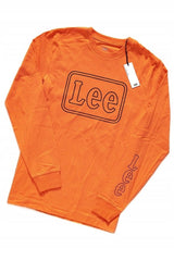 LEE BOX LS MĘSKI LONGSLEEVE KOSZULKA DŁUGI RĘKAW SIGN ORANGE L60FREME