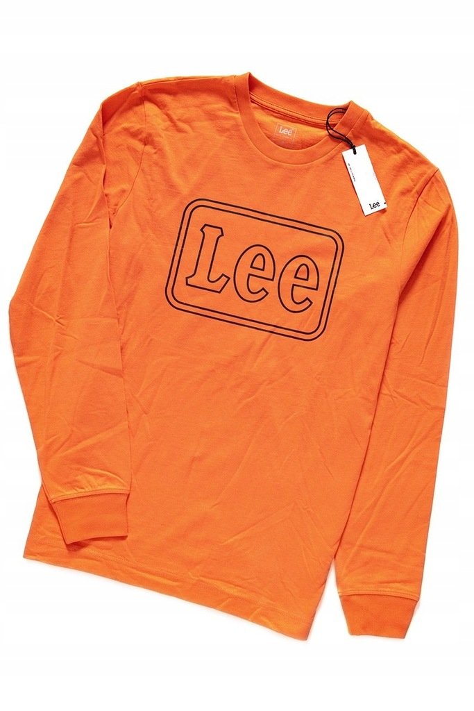 LEE BOX LS MĘSKI LONGSLEEVE KOSZULKA DŁUGI RĘKAW SIGN ORANGE L60FREME