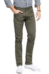 MĘSKIE SPODNIE MATERIAŁOWE LEE DAREN ZIP FLY OLIVE GREEN L707QX25