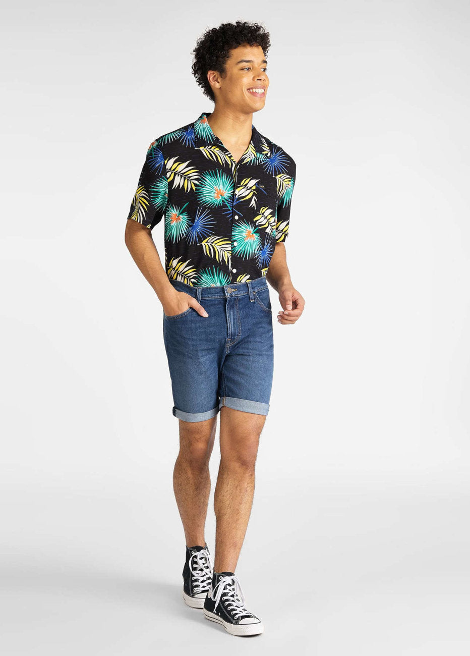 LEE RIDER SHORT MĘSKIE SZORTY JEANSOWE HAWAII DARK L73FMGFL