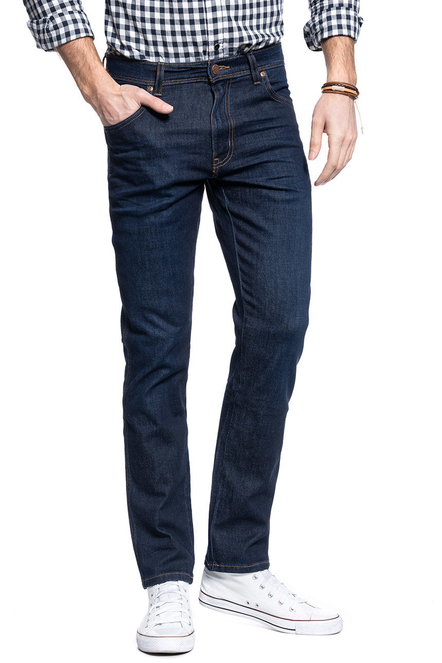 MĘSKIE SPODNIE JEANSOWE WRANGLER TEXAS SLIM SMOOTH RUN W12SAO68P