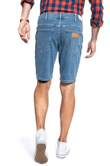 MĘSKIE SZORTY JEANSOWE WRANGLER 5 POCKET SHORT BLUE STONES W14CKP34F