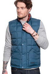 MĘSKI BEZRĘKAWNIK WRANGLER THE VEST DARK BLUE TEAL W4C7WRB16