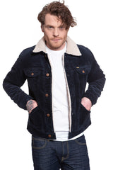 KURTKA ZIMOWA WRANGLER 124MJ SHERPA NAVY W4MSUP114