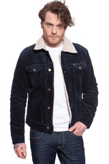 KURTKA ZIMOWA WRANGLER 124MJ SHERPA NAVY W4MSUP114