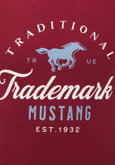 MUSTANG AARON C PRINT MĘSKI T-SHIRT KOSZULKA NADRUK LOGO 1009721 7194