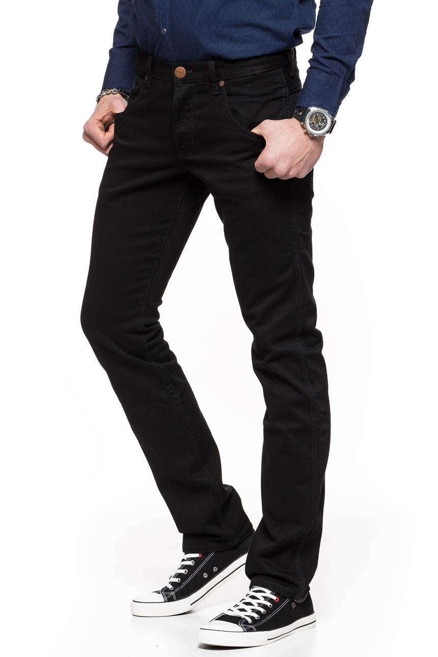 JEANSY MĘSKIE WRANGLER SPENCER BLACK W1841458E