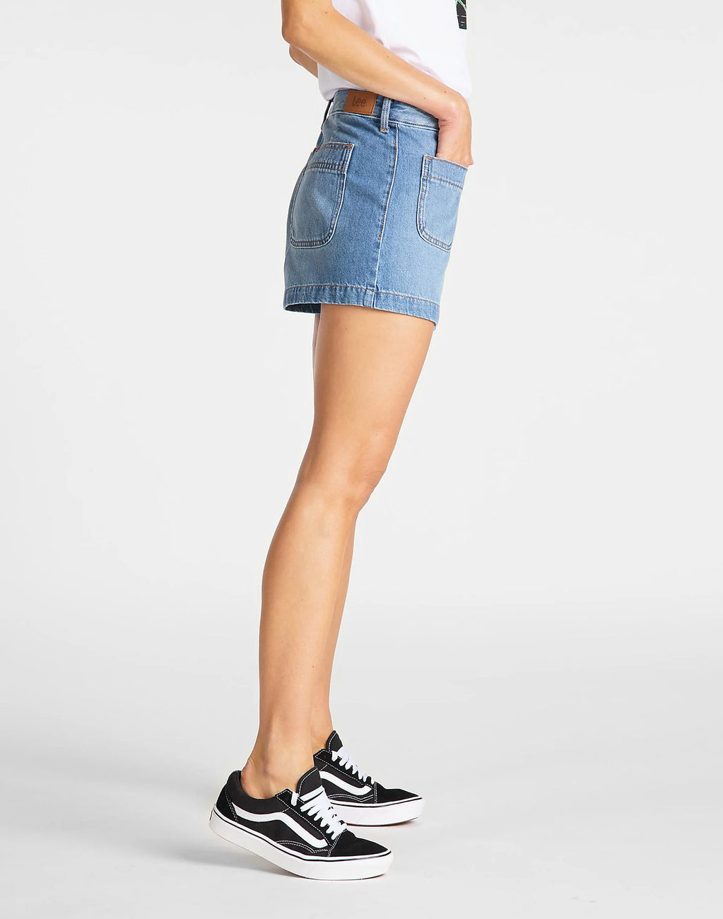 LEE PATCHPOCKET SHORT DAMSKIE SZORTY JEANSOWE L30RLJIL