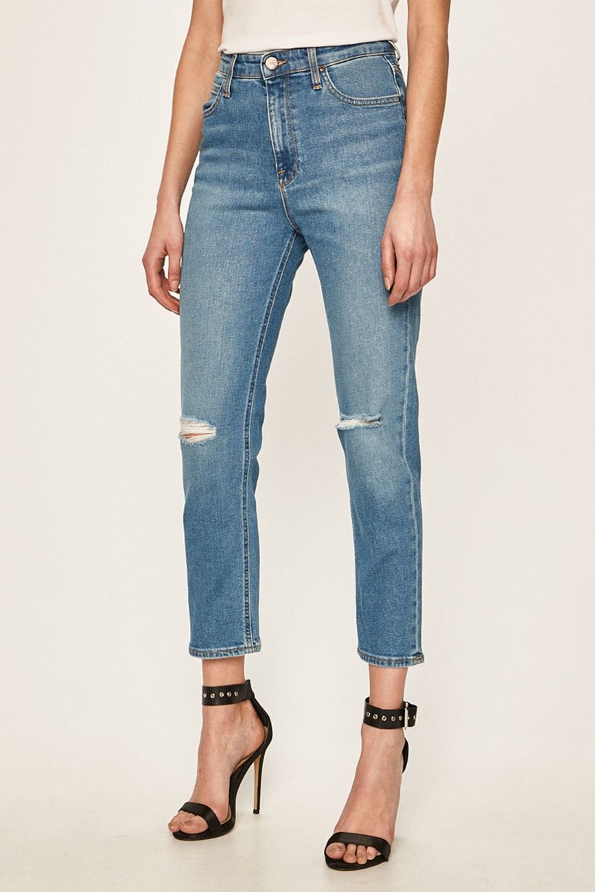 LEE CAROL NEW STRAIGHT DAMSKIE SPODNIE JEANSOWE L30UDJGU