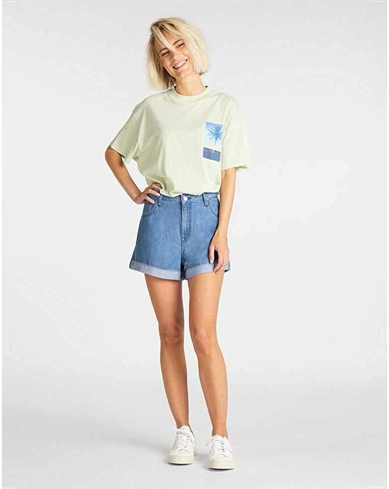 LEE RELAXED SHORT DAMSKIE SHORTY JEANSOWE L31KLRLK