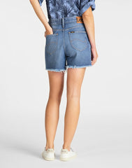 DAMSKIE SPODNIE JEANSOWE LEE MOM SHORT L37MGAPE