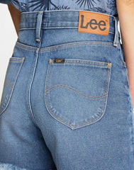 DAMSKIE SPODNIE JEANSOWE LEE MOM SHORT L37MGAPE