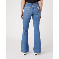 DAMSKIE SPODNIE JEANSOWE WRANGLER FLARE W233JX28Z