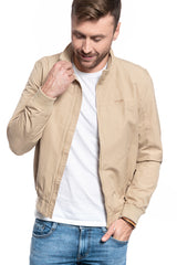 MĘSKA KURTKA PRZEJŚCIOWA WRANGLER BOMBER JACKET SAND W4C0YC58N