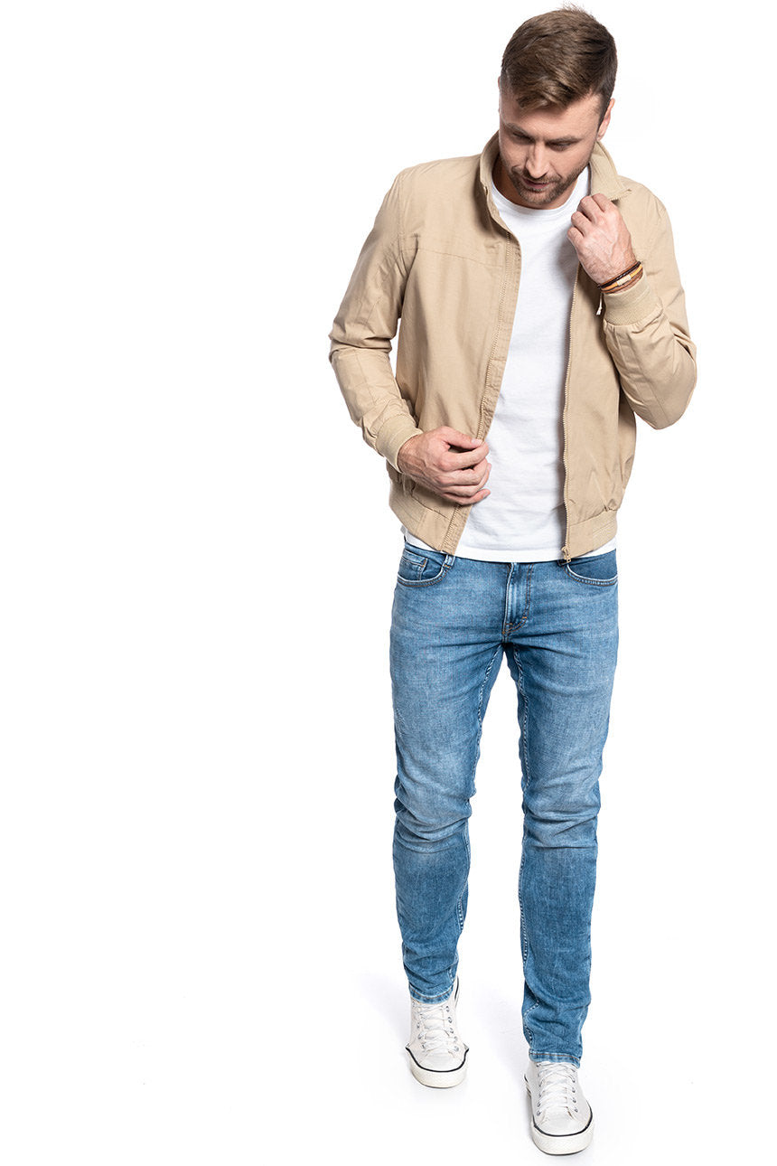 MĘSKA KURTKA PRZEJŚCIOWA WRANGLER BOMBER JACKET SAND W4C0YC58N