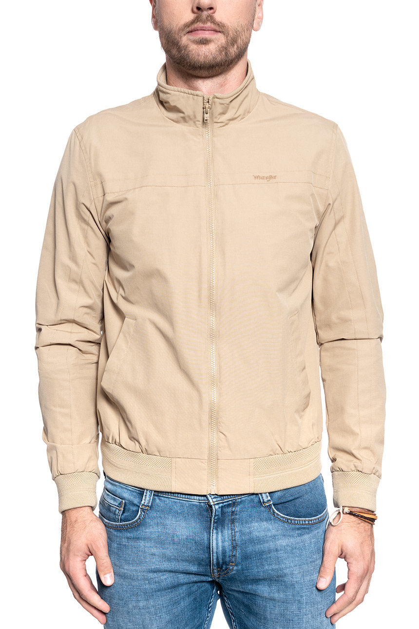 MĘSKA KURTKA PRZEJŚCIOWA WRANGLER BOMBER JACKET SAND W4C0YC58N