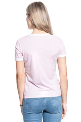 DAMSKI T-SHIRT WRANGLER RINGER TEE LILAC ICE W7N0EVP13