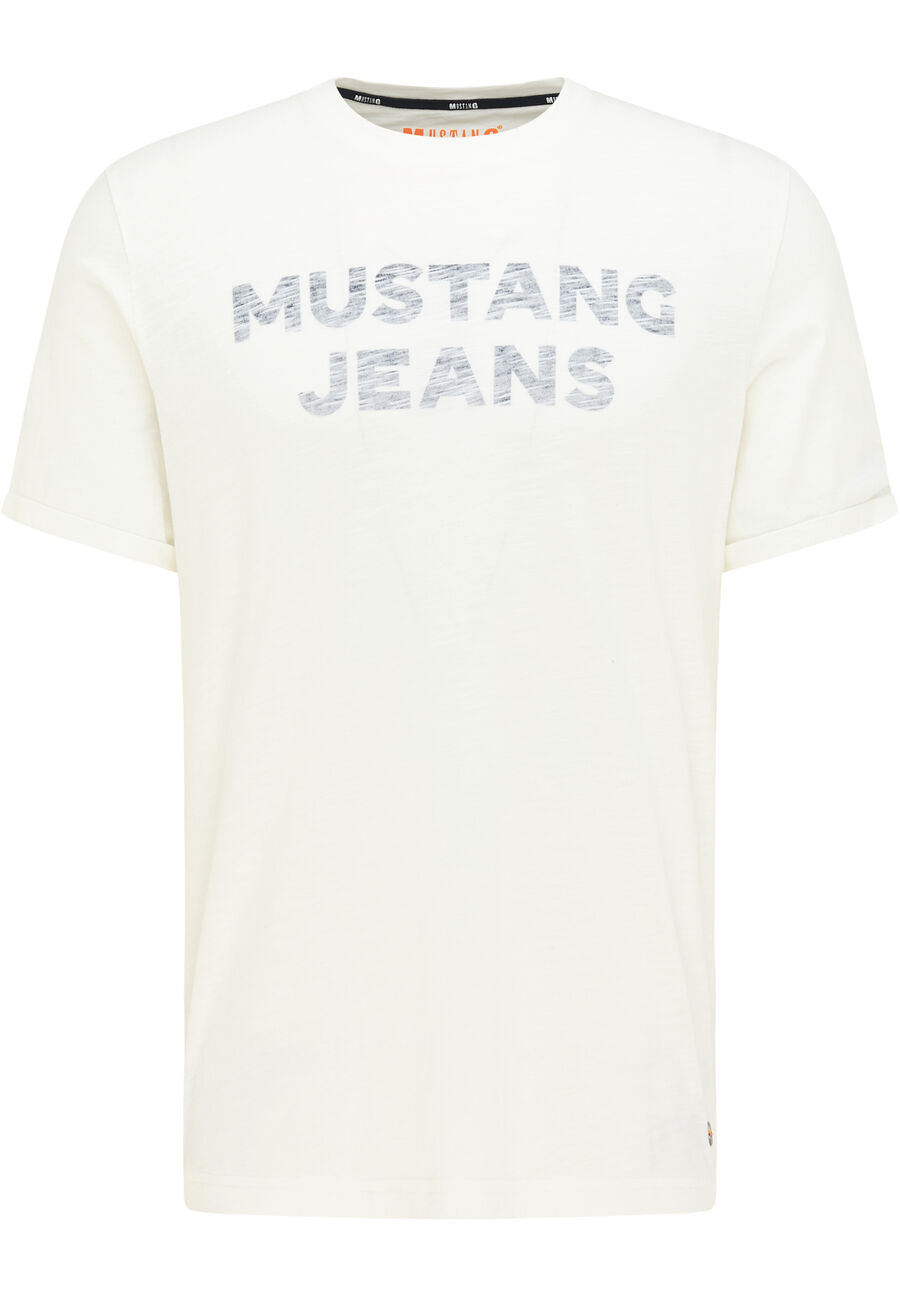 MUSTANG ALEX C PRINT MĘSKI T-SHIRT KOSZULKA LOGO NADRUK 1010711 2020