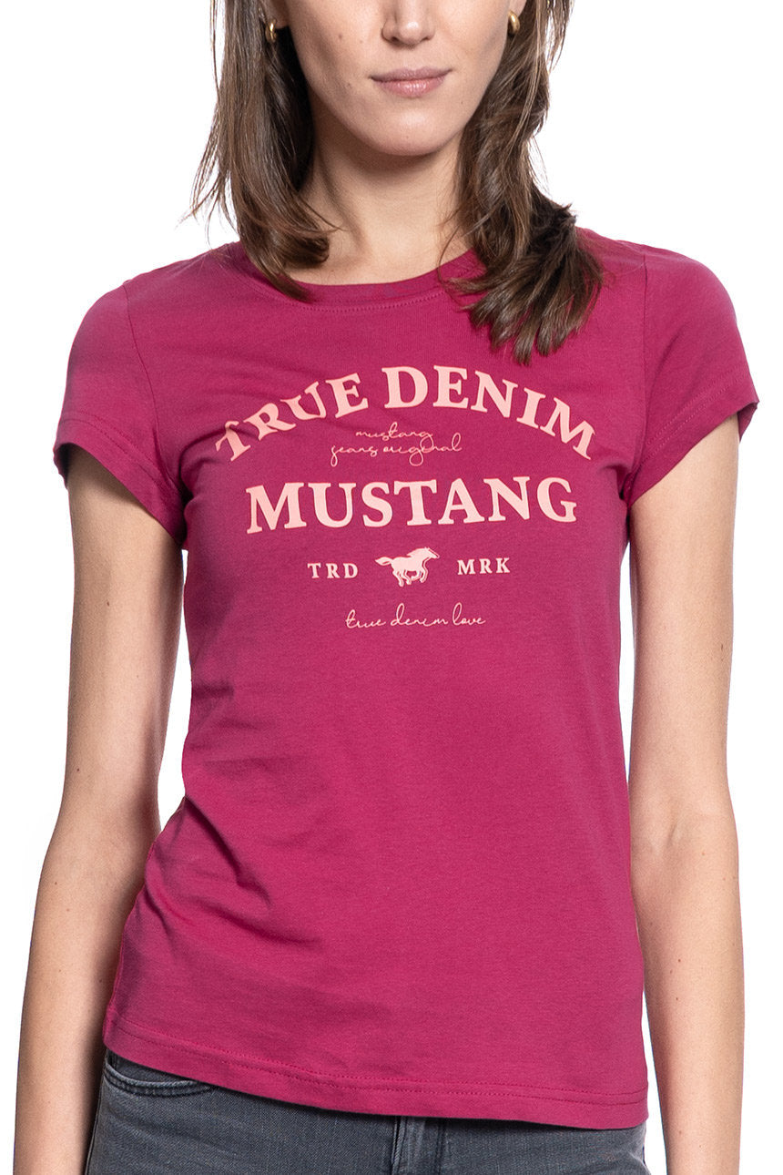 DAMSKI T-SHIRT MUSTANG ALEXIA C PRINT 1010747 8354