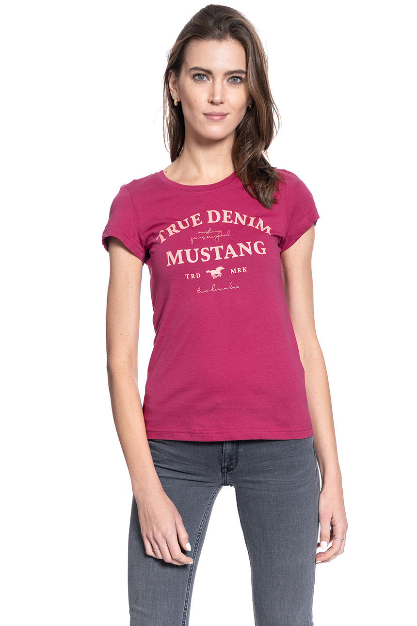 DAMSKI T-SHIRT MUSTANG ALEXIA C PRINT 1010747 8354