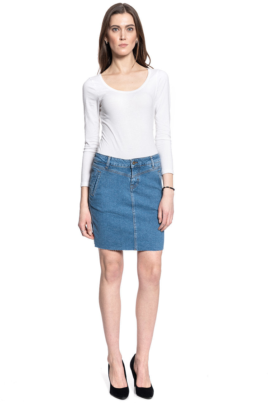 SPÓDNICA JEANSOWA MUSTANG LAURA SKIRT 1010932 5000 586