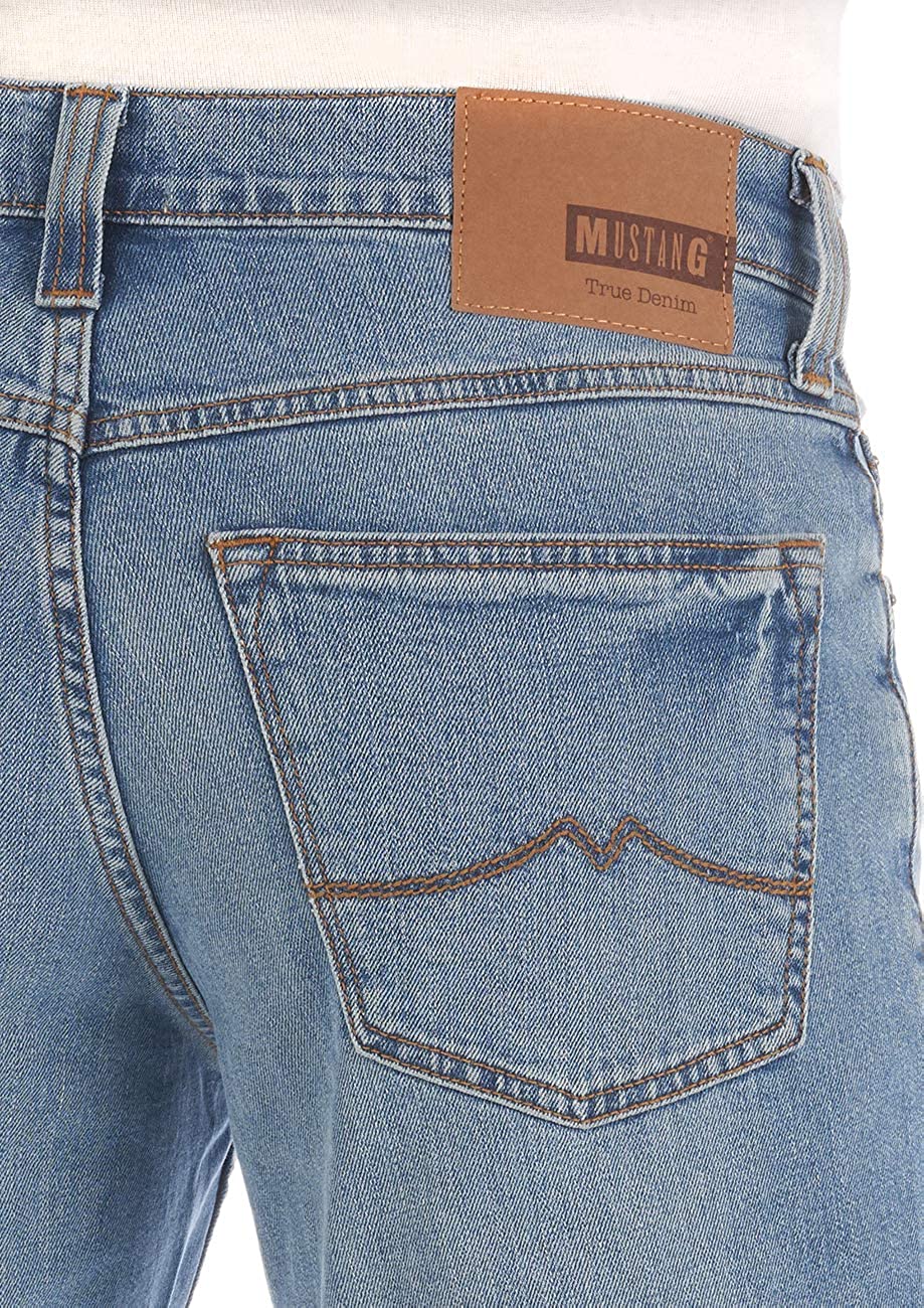 MUSTANG BIG SUR DENIM BLUE MĘSKIE SPODNIE JEANSOWE 1011380 5000 202