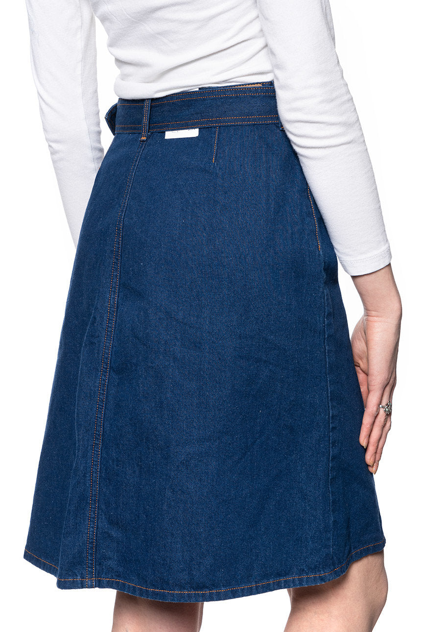 DAMSKA SPÓDNICA JEANSOWA LEE BELTED SKIRT  L38IKE36