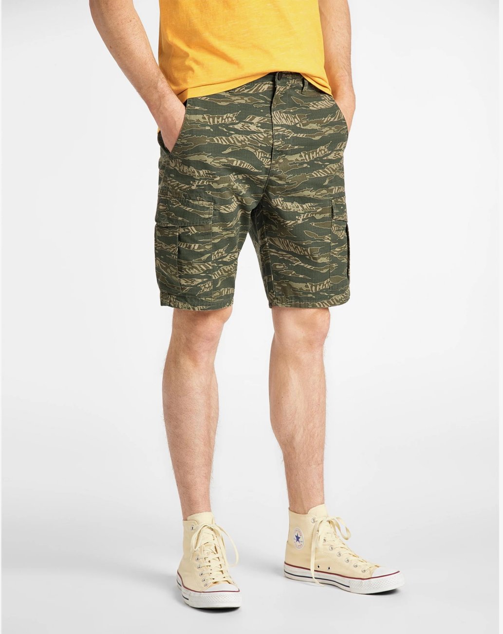 SZORTY MĘSKIE LEE FATIGUE SHORT CAMO L73BCJ86