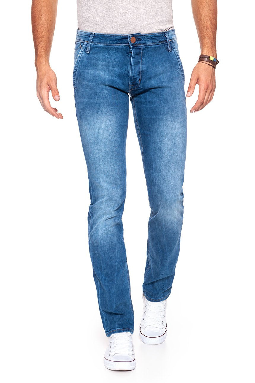 JEANSY MĘSKIE WRANGLER SPENCER ALL BLUE W184EH46P