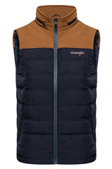 MĘSKI BEZRĘKAWNIK WRANGLER TECH VEST BISON BROWN W4671X5TD